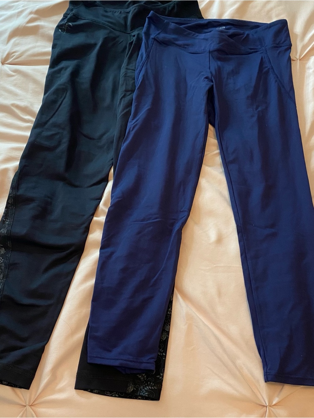 Bloch Navy dance leggings and Wear Moi Black Dance Leggings Set in size S